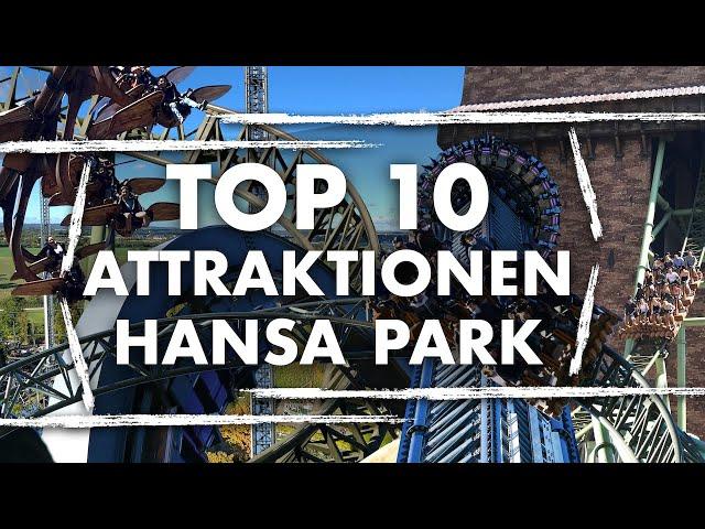 TOP 10 Fahrgeschäfte im Hansa Park