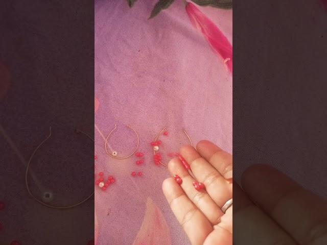 #pearl #earings  #short #gulnaz art and craft 