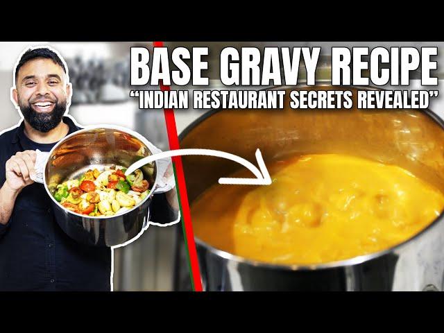 How To Make BASE GRAVY | AUTHENTIC British Indian Restaurant Style *2023 UPDATE*