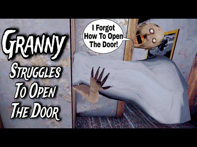 Granny V1.8.2 Unlocking All Exits While Granny Struggles To Open The Door