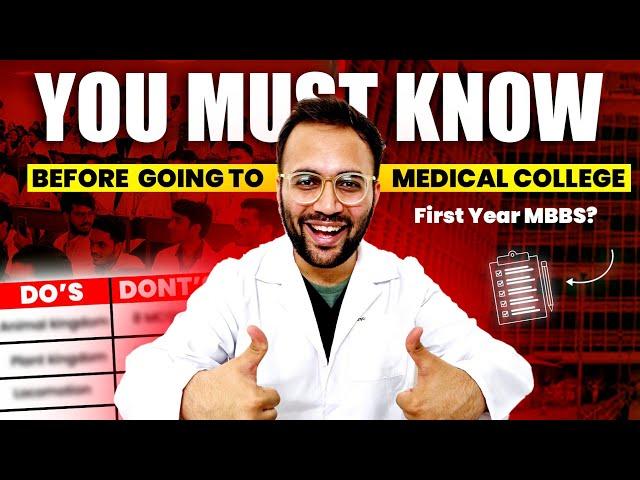 KNOW THIS before starting MBBS 1st Year | NEET UG 2024 Students