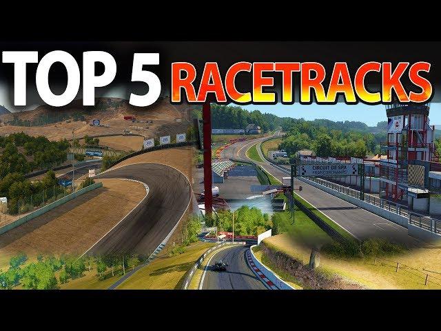 TOP 5 Racetracks in Racing Games!