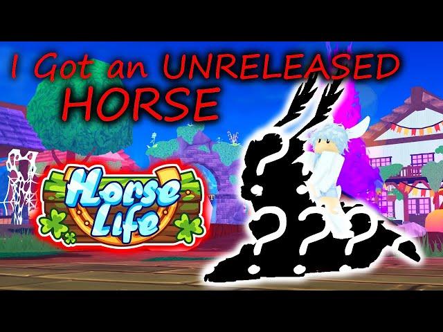 I Got an UNREALEASED HORSE in HORSE LIFE (Upcoming Horse!!!)