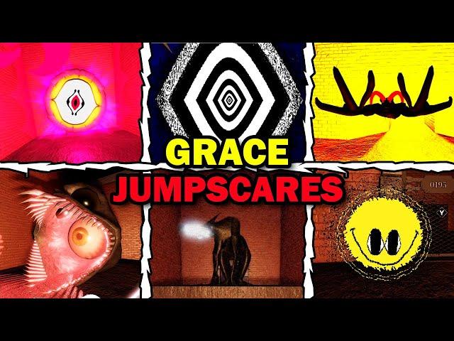 GRACE (Roblox) | Todas las ENTIDADES Y JUMPSCARES