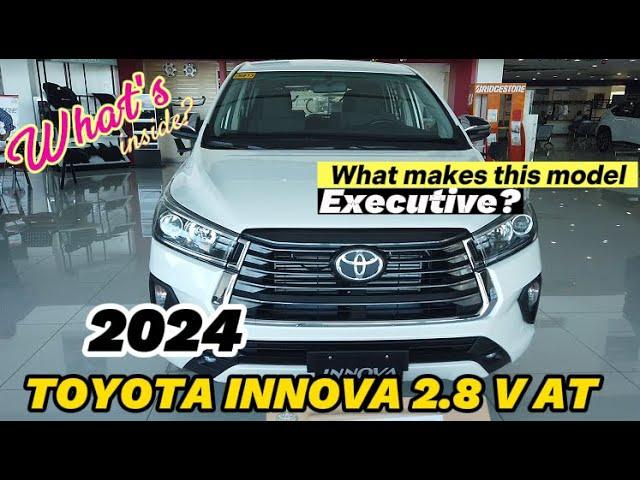 Toyota Innova 2.8 V Diesel AT 2024 Pearl White Premium and Top of the Line