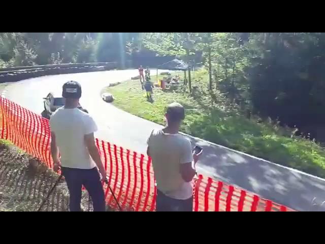 VW Golf 1 GTi Hillclimb Crash 2015 Gurnigel