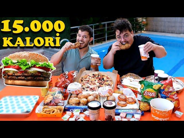 15.000 KALORİ YEME CHALLENGE w/@BARIS_BRA