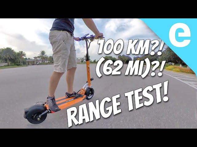 E-Scooter with 100 km (62 mi) range? I tested it!