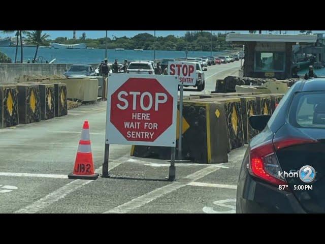 All gates back open at Joint Base Pearl Harbor-Hickam following lockdown over security reasons