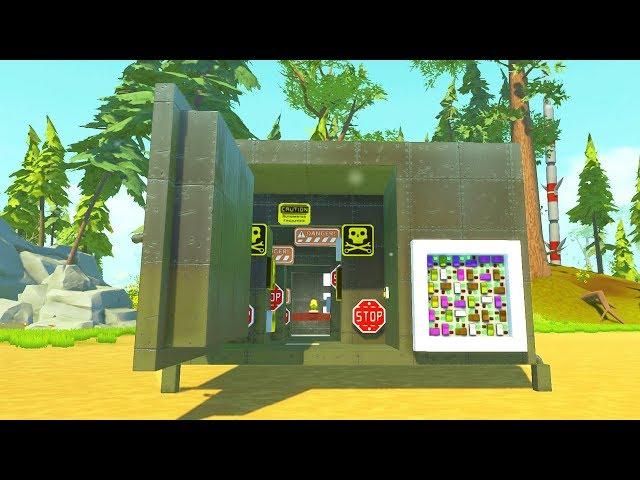 ВЗЛОМАЛ СЛОЖНЫЙ СЕЙФ В СКРАП МЕХАНИК ! ОБЗОР ПОСТРОЕК В SCRAP MECHANIC !