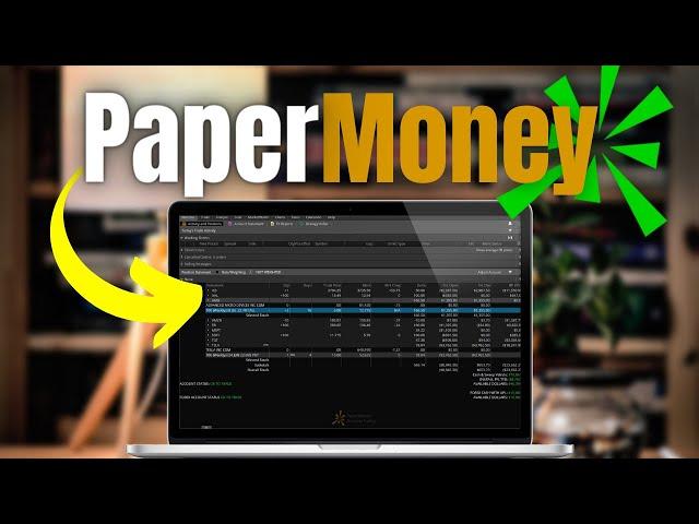 Paper Trading on ThinkorSwim | PaperMoney Simulated Trading Setup