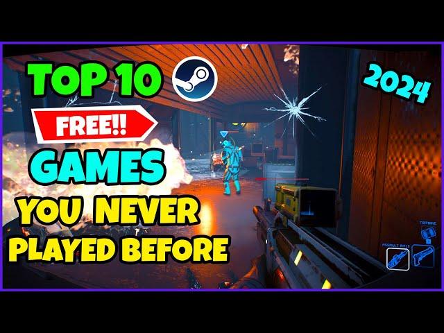 TOP 10 Free Games you Never Played Before (Steam/2024)