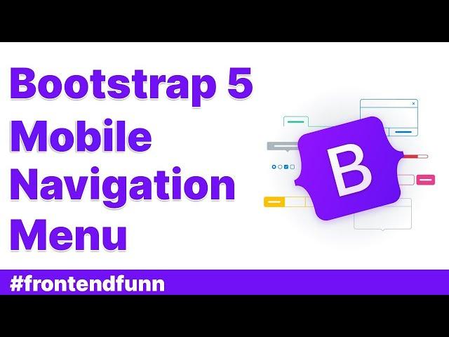 bootstrap 5 responsive mobile navigation menu