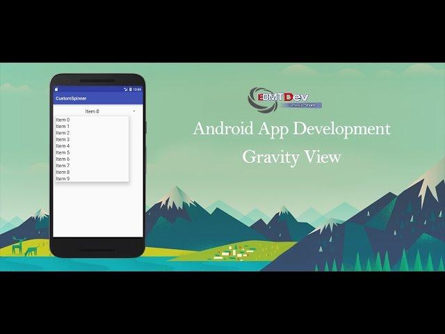 Android Studio Tutorial - Custom Spinner