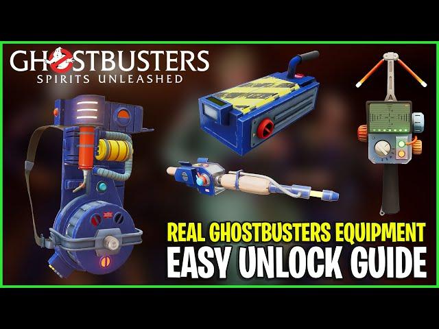 How to EASILY unlock Ghostbusters: Spirits Unleashed's Real Ghostbusters equipment