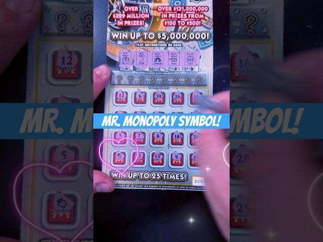 FOUND MR. MONOPOLY SYMBOL FOR THE WIN!!