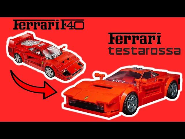 76934 Ferrari Testarossa - Lego Speed Champions Alternative MOC Tutorial