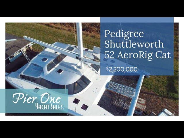 Pedigree Shuttleworth 52 AeroRig Catamaran