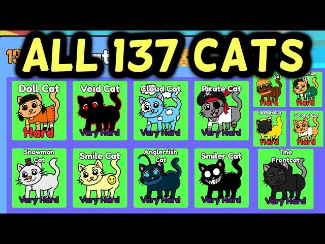 How to Get ALL 137 CATS in FIND THE CATS ROBLOX FIND THE CATS [ SQUID UPDATE CodeNoodle ]