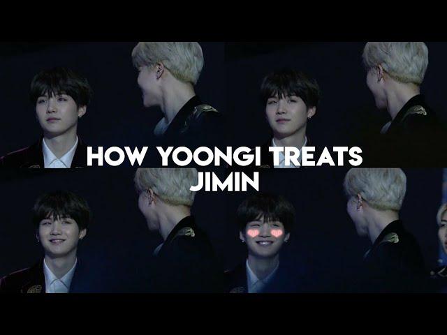 How Yoongi treats Jimin