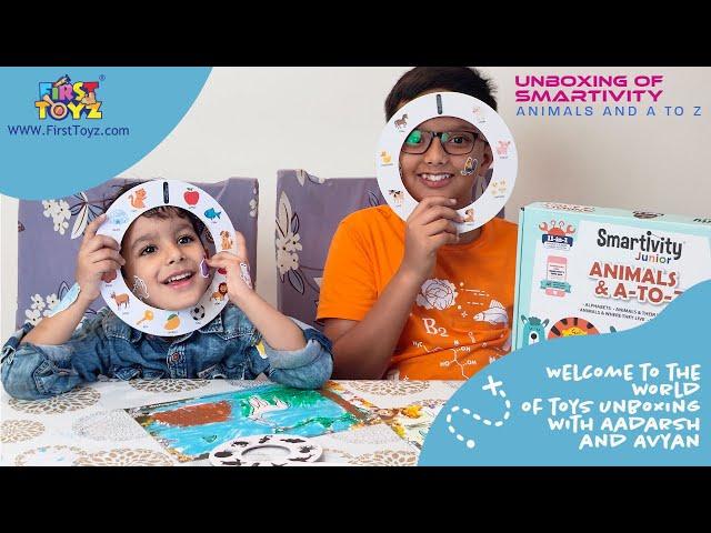 Unboxing of Smartivity Junior - Animals and A to Z - FirstToyz.com