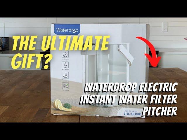 The Ultimate Gift? Waterdrop Electric Instant Water Filter Pitcher