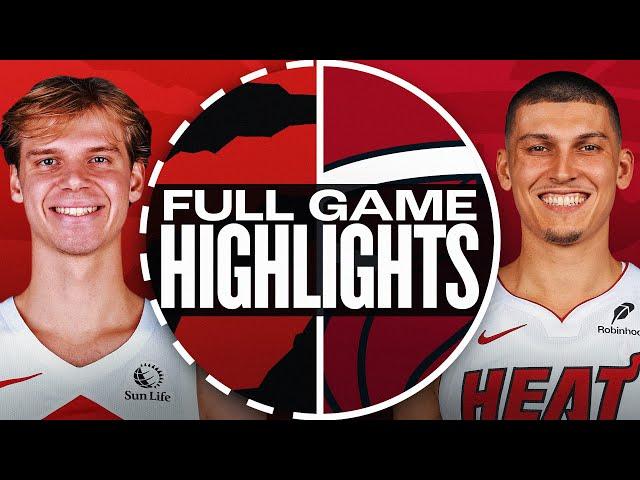 RAPTORS at HEAT | FULL GAME HIGHLIGHTS | December 12, 2024