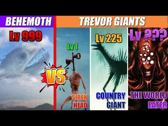 Behemoth vs Trevor Giant Monsters Level Challenge | SPORE