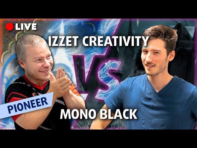 First Ever Feature Match Live | Izzet Creativity vs Mono Black Aggro