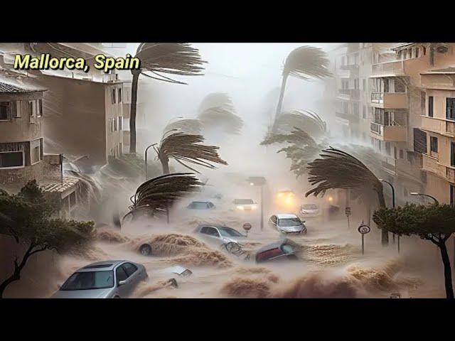 Tornado Storm in Mallorca Spain today 2024 15 August, 2024#storm #tornado #mallorca#spain #2024