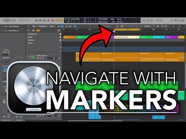 Logic Pro - Go To Marker (Navigation Trick!)