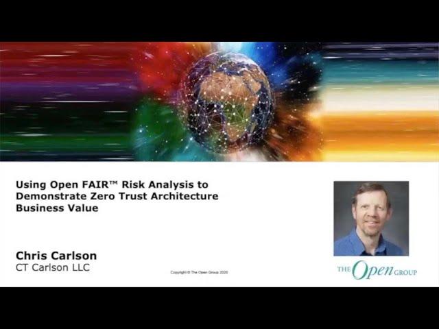 Using Open FAIR™ Risk Analysis to Demonstrate Zero Trust Architecture Business Value