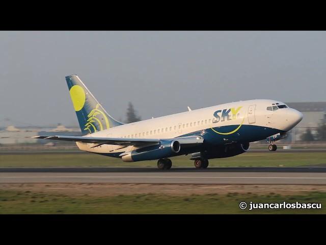 ÚLTIMOS VUELOS del Boeing 737-200 "Chanchito" de SKY Airline (CC-CVI / CC-CTK / CC-CTH)