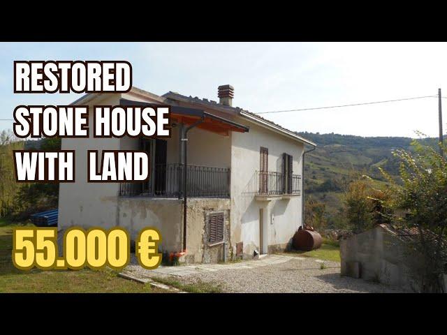 Restored stone house with land. Roccascalegna.