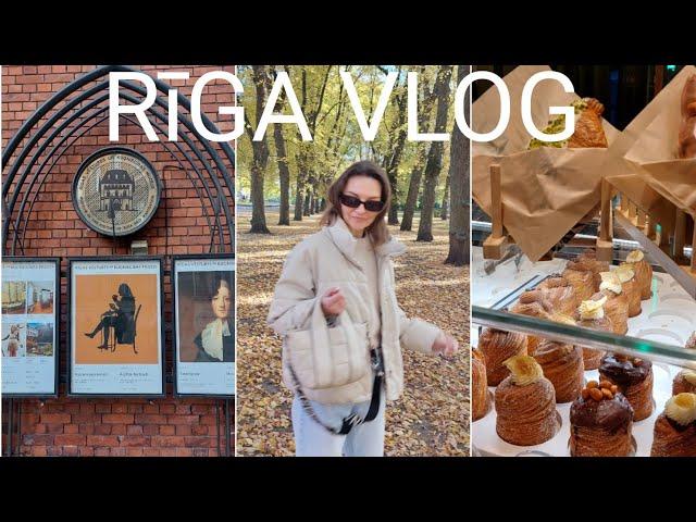 VLOG. Октябрь в Риге, новые книги, выставка, кафе Cruffins и небольшой шопинг 