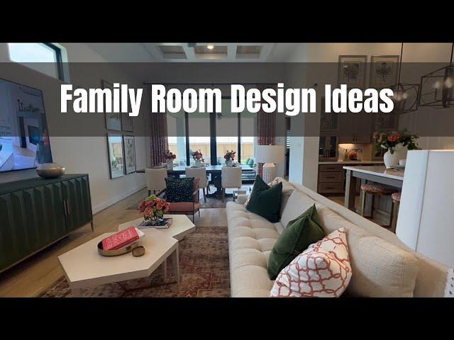 10 Design Ideas for Your Family / Living Room 2022 : Decor Inspiration