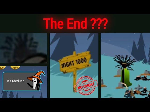 1000 Nights Is Ending of Endless Dead??? | Stick War Legacy