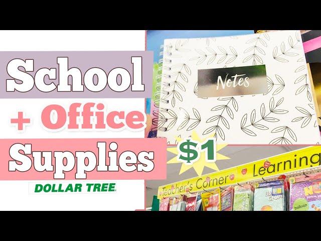 What's Inside Dollar Tree For Teachers, Students, Your Home Office & More! | Window Shop With Me Pt4