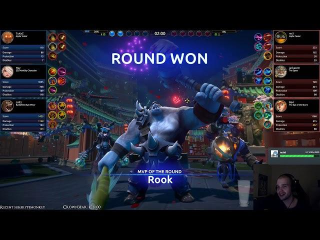 Battlerite new era - Rook gameplay at High level - DESTROYING BLC LEGENDS!