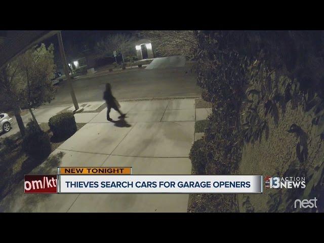 Thieves taking garage door openers across Las Vegas valley