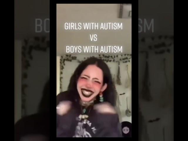 Girls with Autism vs Boys with Autism #shorts #short #shortsfeed #memes