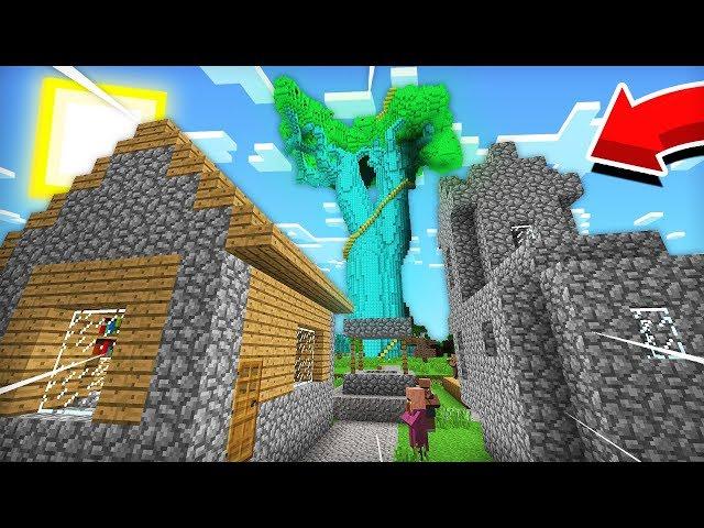 ЭТО АЛМАЗНОЕ ДЕРЕВО ВЫРОСЛО В МОЕЙ ДЕРЕВНЕ ЖИТЕЛЕЙ В МАЙНКРАФТ | Компот Minecraft