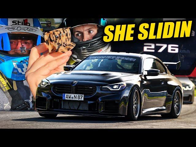 Taming His Girlfriend's WILD Team Schirmer BMW M2 // Nürburgring