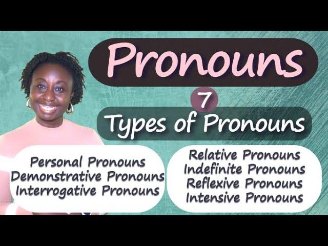 Pronouns | The Seven Types of Pronouns