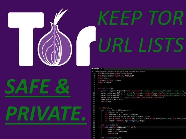 How to keep your TOR links safe and private... encryption!