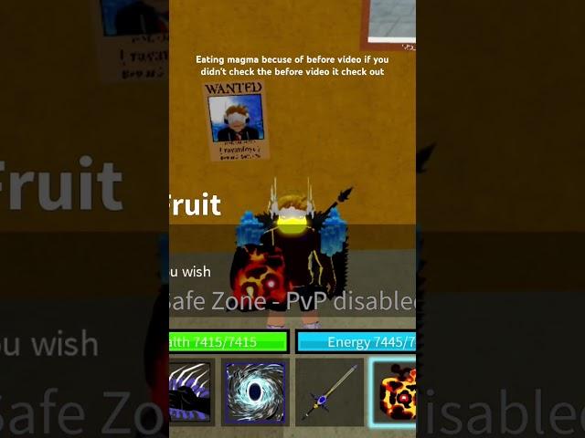 eating magam on your support #roblox #bloxfruits #gaming #ZENTEX ROBLOX