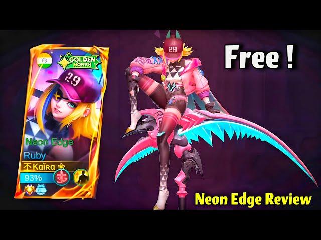 RUBY NEW FREE NEON EDGE GAMEPLAY! Happy Ramadan! So Gorgeous