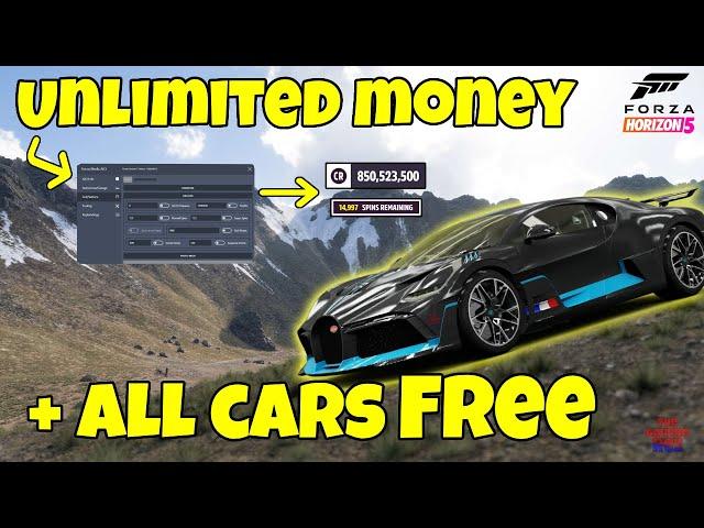 *NEW* Free Money & Cars & Wheelspins MOD MENU - Forza Horizon 5 Hack/Cheat 2024