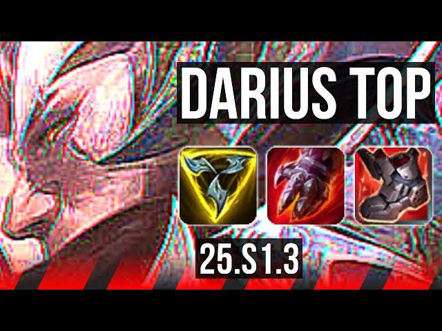 DARIUS vs JAX (TOP) | 1300+ games | KR Grandmaster | 25.S1.3