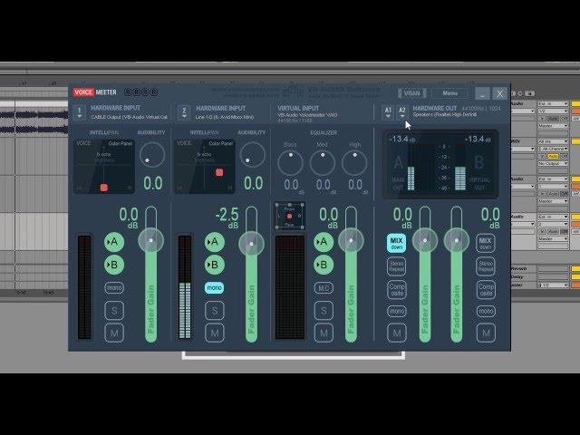 Ableton Live screen capture w/ Audio Output